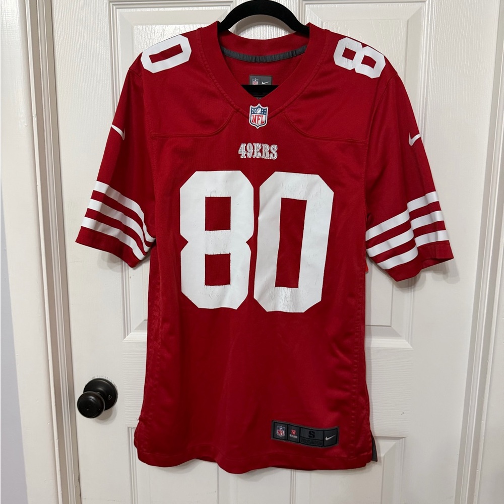 49ers retired #80 Nike x NFL on field jersey size small men’s‎